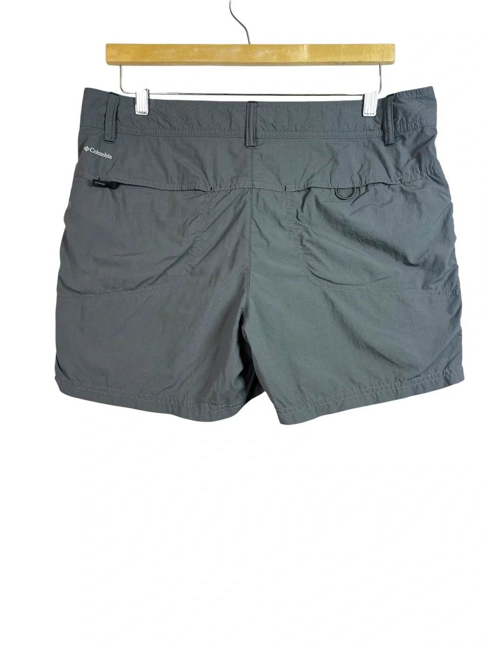 Columbia Women's Gray Hiking Outdoor Omni Shade Quick Dry Size 12 Gorpcore Nylon - Picture 2 of 11